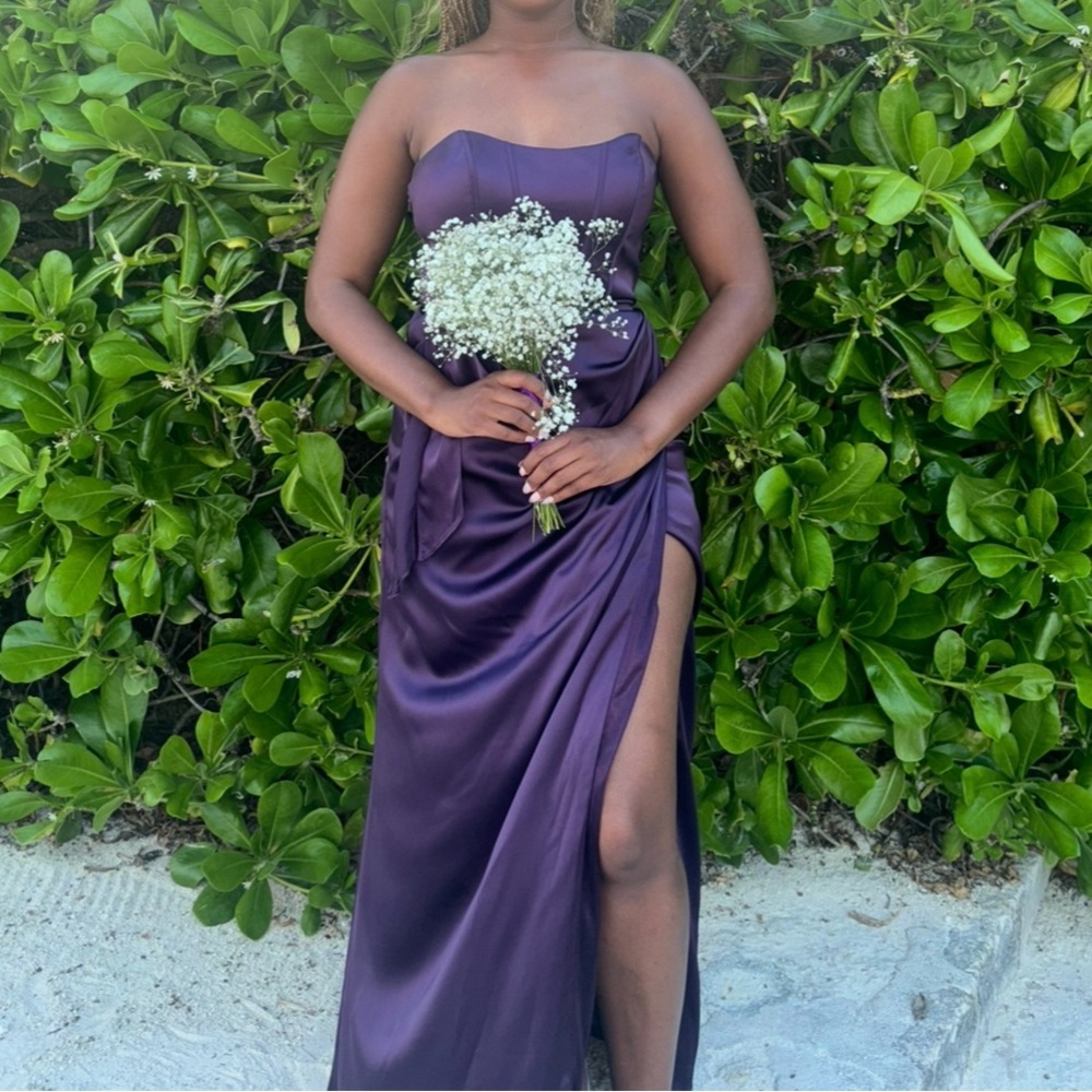 Revelry satin dress